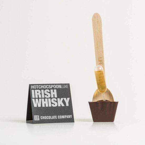 Hotchocspoon Deluxe Irish Whisky, Zartbitter, 54 g