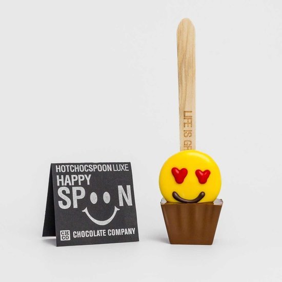 Hotchocspoon Deluxe Happy Spoon, Vollmilch, 50 g