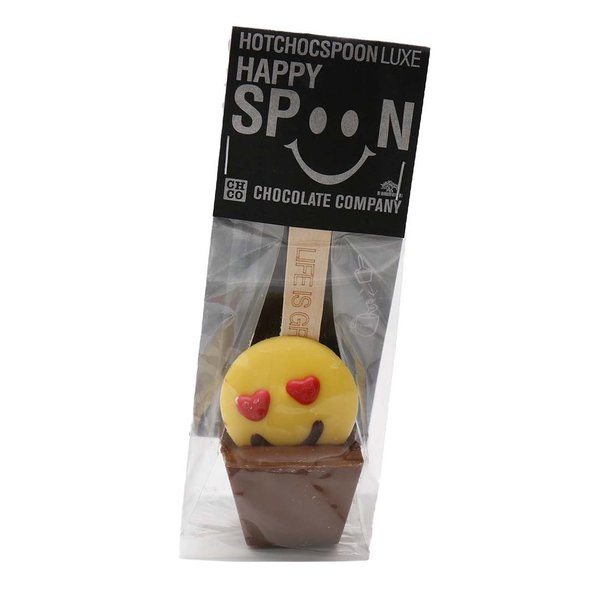 Hotchocspoon Deluxe Happy Spoon, Vollmilch, 50 g