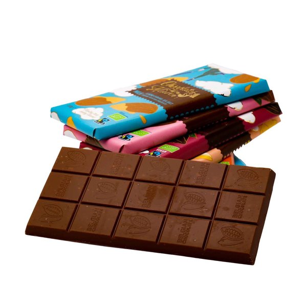 Chocolates From Heaven - BIO-Milchschokolade - Mandel & Meersalz, 100g