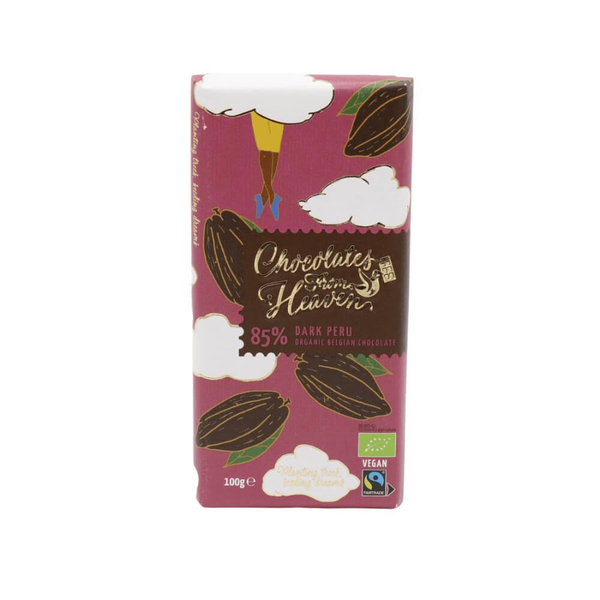 Chocolates From Heaven - BIO-Zartbitterschokolade 85% , 100g