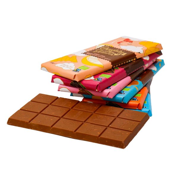 Chocolates From Heaven - BIO-Milchschokolade Ingwer Zitrone , 100g