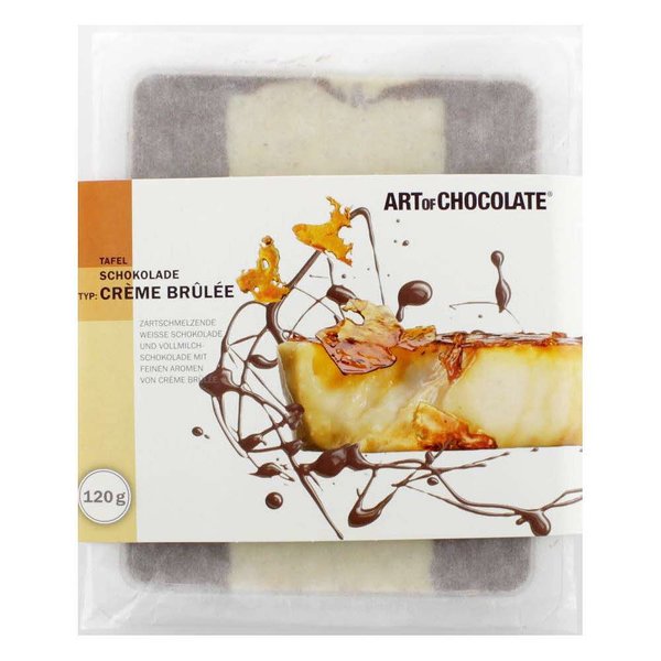 Art of Chocolate-Crème Brulée, 120 g Tafel