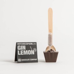 Hotchocspoon Deluxe Gin Lemon, Zartbitter, 56 g