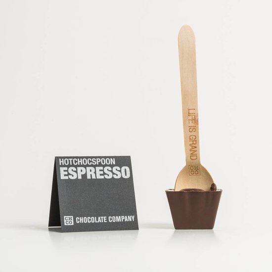 Hotchocspoon Espresso, Zartbitter, 50 g